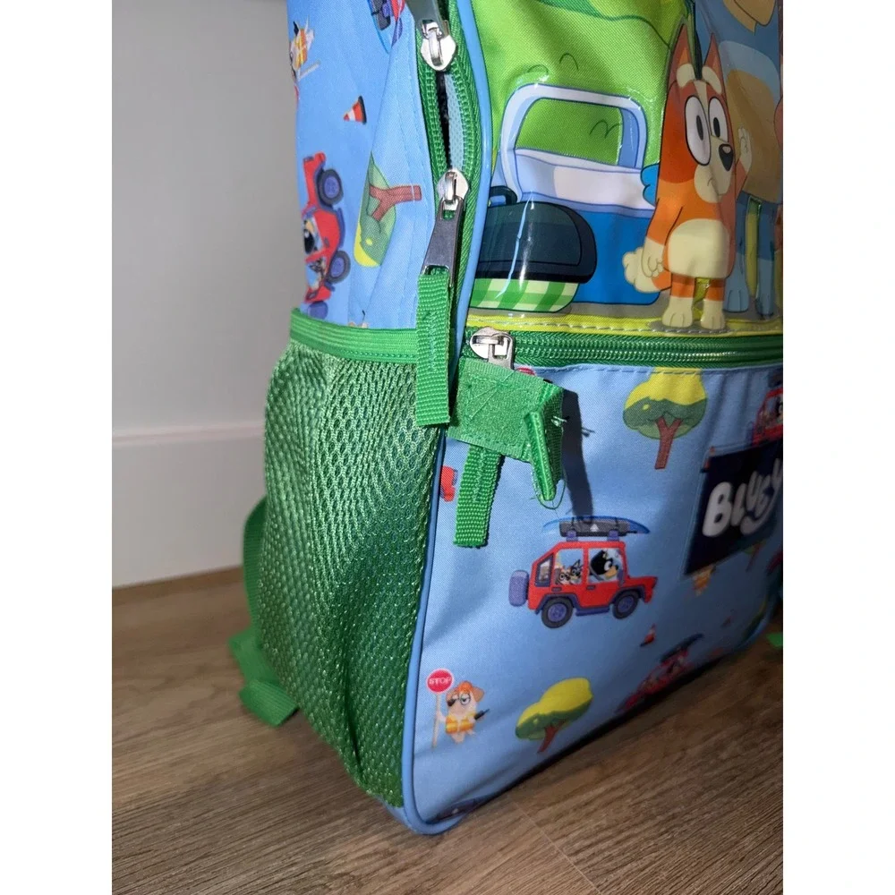 Kids bluey backpack with lunch bag